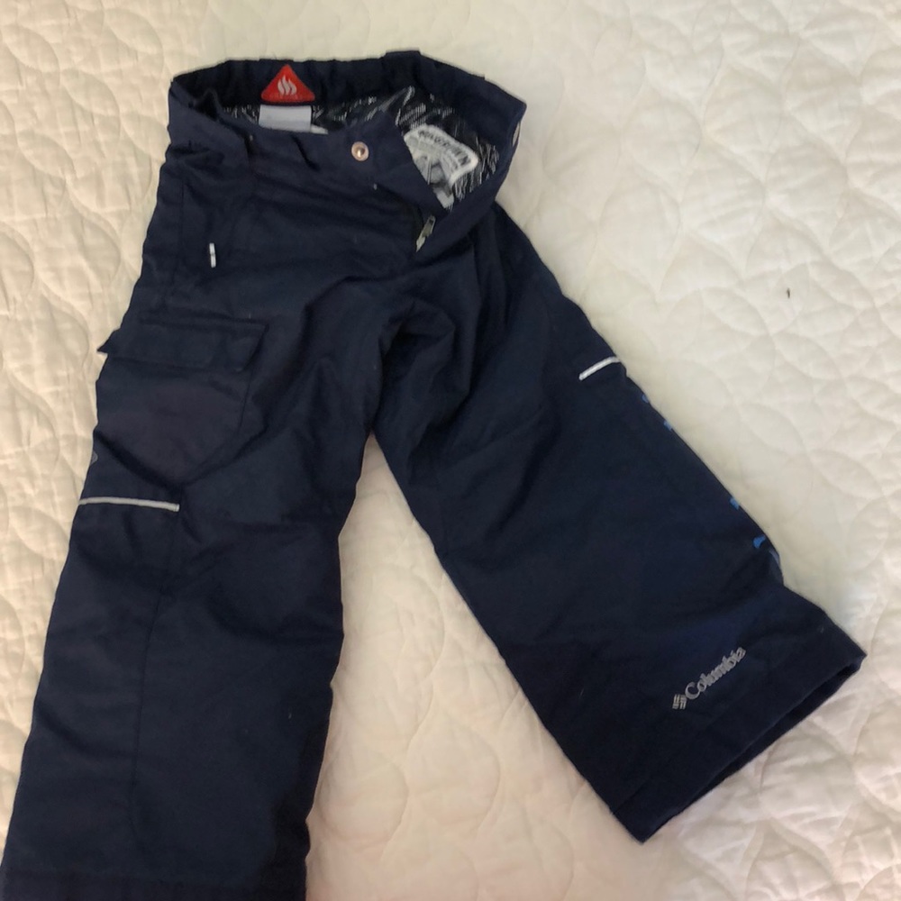Boys snow pants, Columbia, omniheat reflective